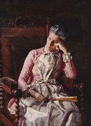 Thomas Eakins Miss Amelia Van Buren Sweden oil painting artist